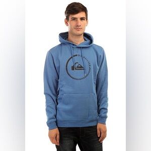QUICKSILVER blue long sleeve hoodie